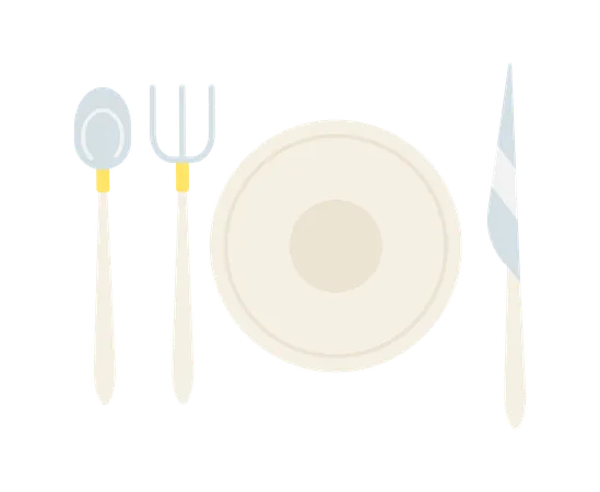 Cutlery setting  Illustration