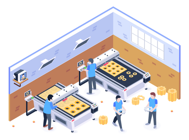 Cutter Machinery  Illustration