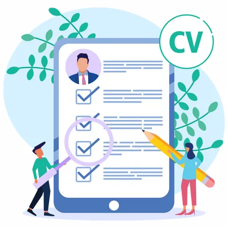 CV assessment  Illustration