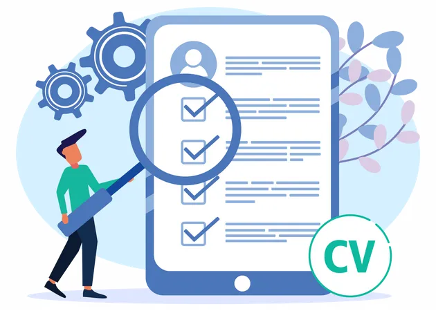 Évaluation de cv  Illustration