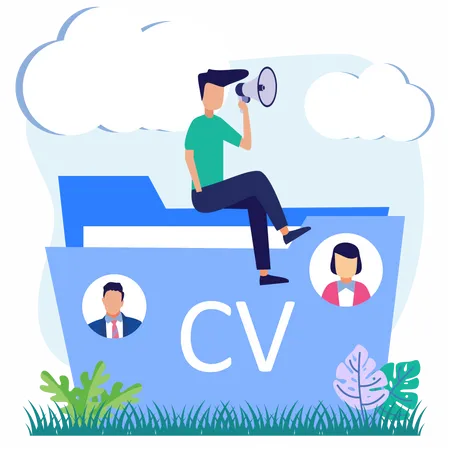 Évaluation de cv  Illustration