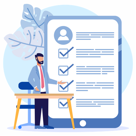 Évaluation de cv  Illustration