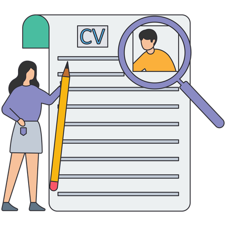 CV Review  Illustration