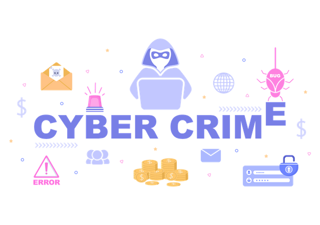 Cyberkriminalität  Illustration