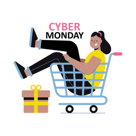 Cyber Monday  Illustration