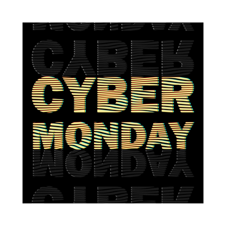 Cyber ​​Monday promotions  Illustration