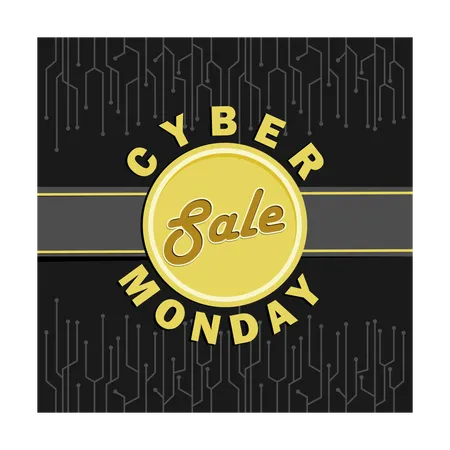 Cyber ​​Monday sale  Illustration