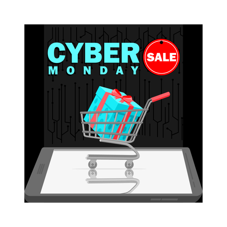 Cyber ​​Monday Sale  Illustration