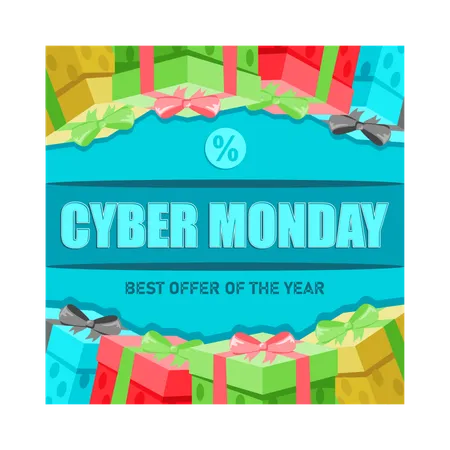 Cyber ​​Monday Sale  Illustration