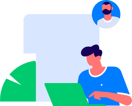 Cyber recruitment application form  Illustration