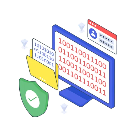 La cyber-sécurité  Illustration