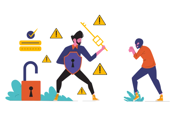 Cyber Security Illustration