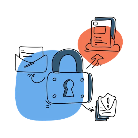 Cyber Security  Illustration