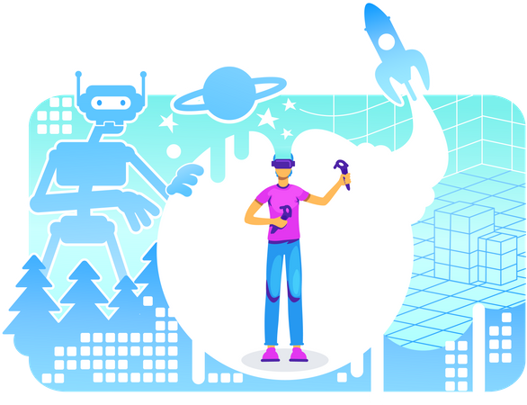 Cyber space  イラスト