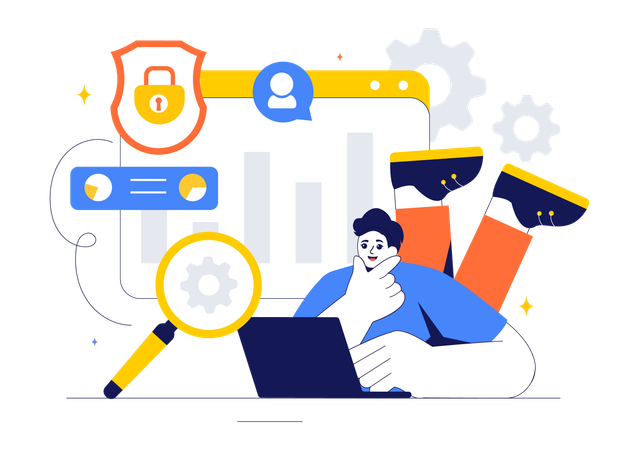 Cyber Threat Analysis  Illustration