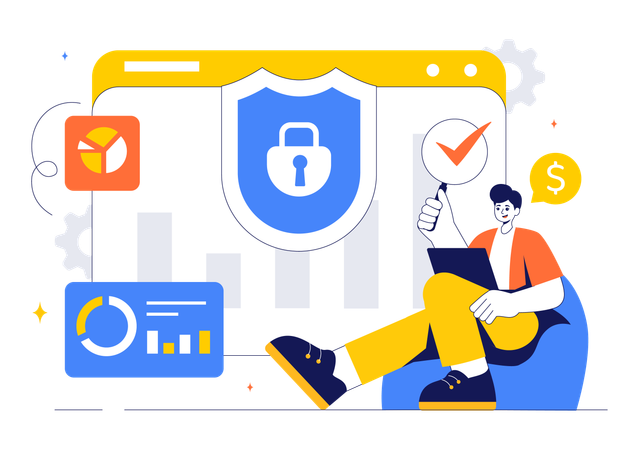 Cyber Threat Analysis  Illustration