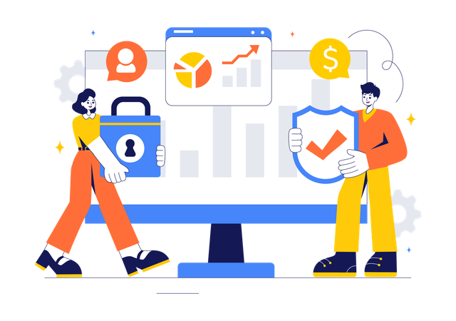 Cyber Threat Analysis  Illustration