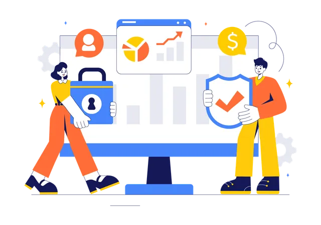 Cyber Threat Analysis  Illustration