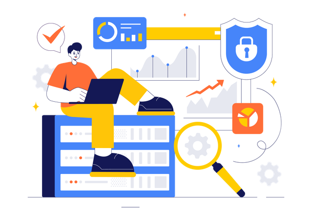 Cyber Threat Analysis  Illustration