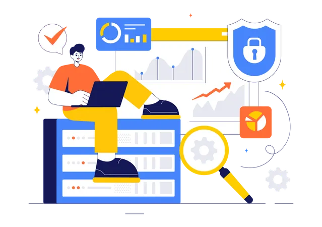 Cyber Threat Analysis  Illustration