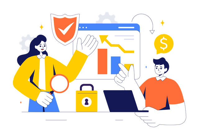 Cyber Threat Analysis  Illustration