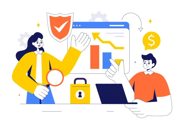 Cyber Threat Analysis  Illustration