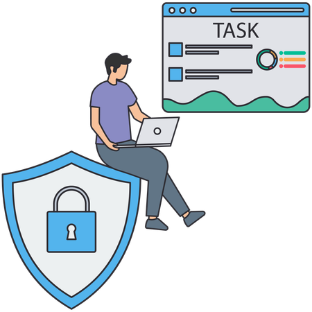 Cyber Threat Management  Illustration