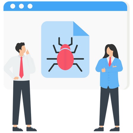 Cybercrime, Phishing, data breach and information leakage  Illustration