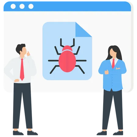 Cybercrime, Phishing, data breach and information leakage  Illustration