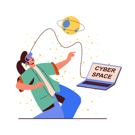 Cyberespace  Illustration