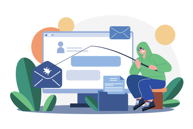 Cybersecurity developer  일러스트레이션