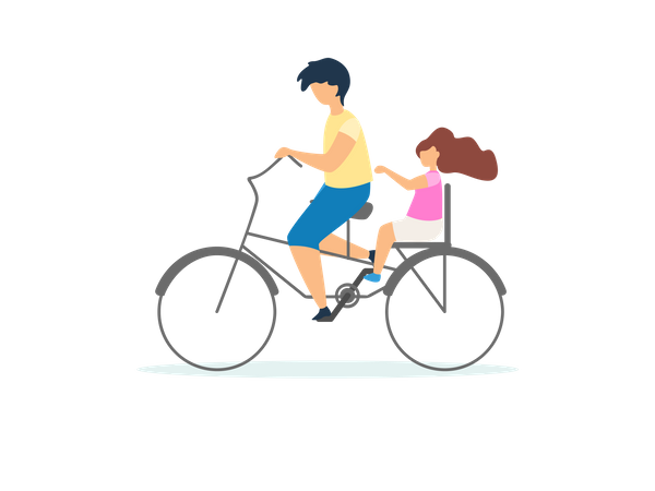 Cycling Illustration