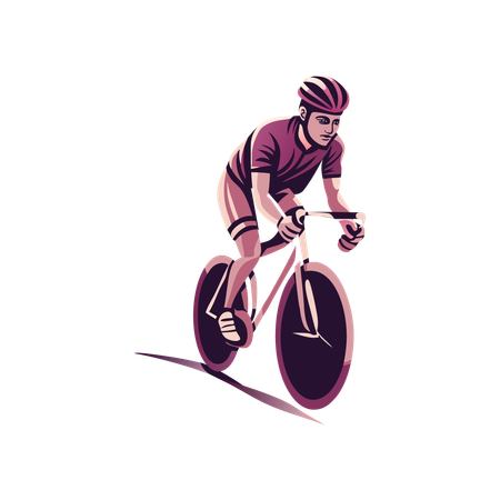 Cycling  Illustration