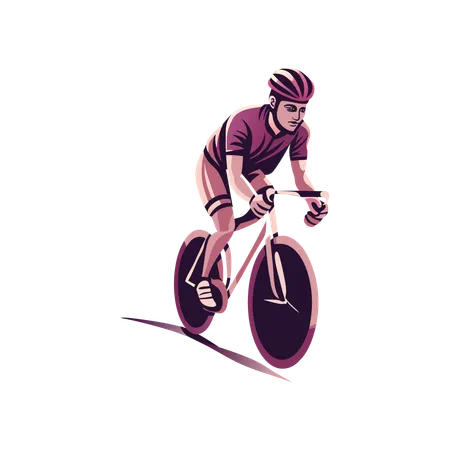 Cycling  Illustration