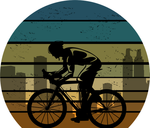 Cyclist  Illustration