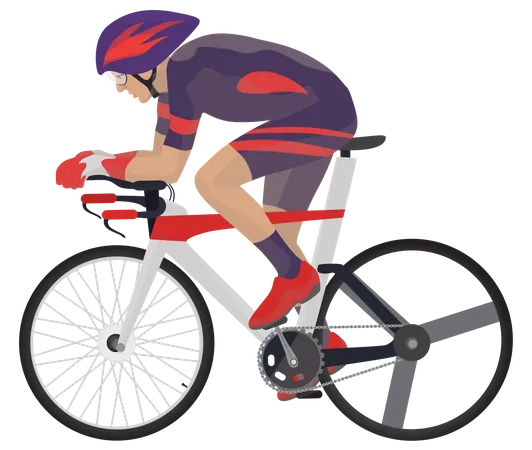 Cyclist  Illustration