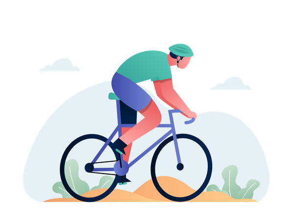 Cycliste  Illustration