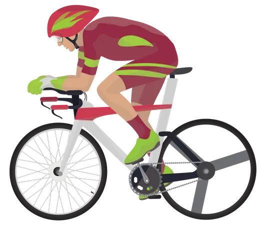 Cycliste  Ilustração