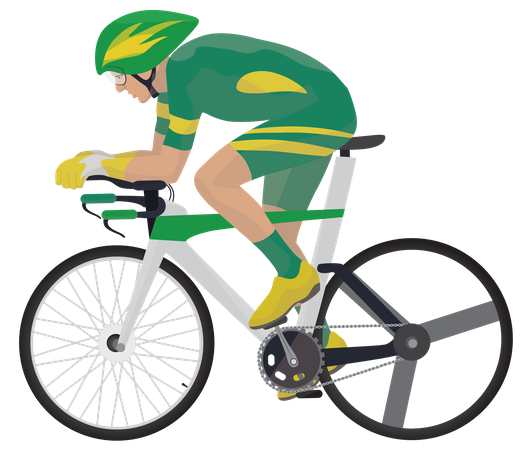 Cycliste  Illustration