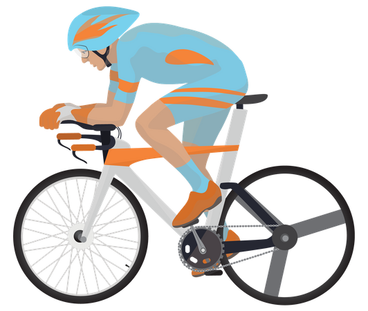 Cycliste  Illustration