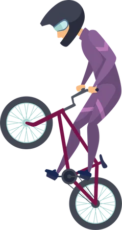 Vélos cyclistes  Illustration