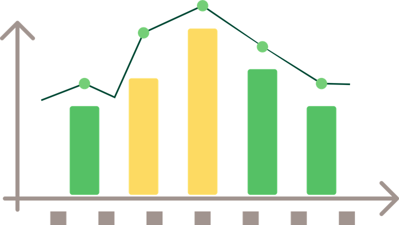 Gráfico de dados  Ilustração