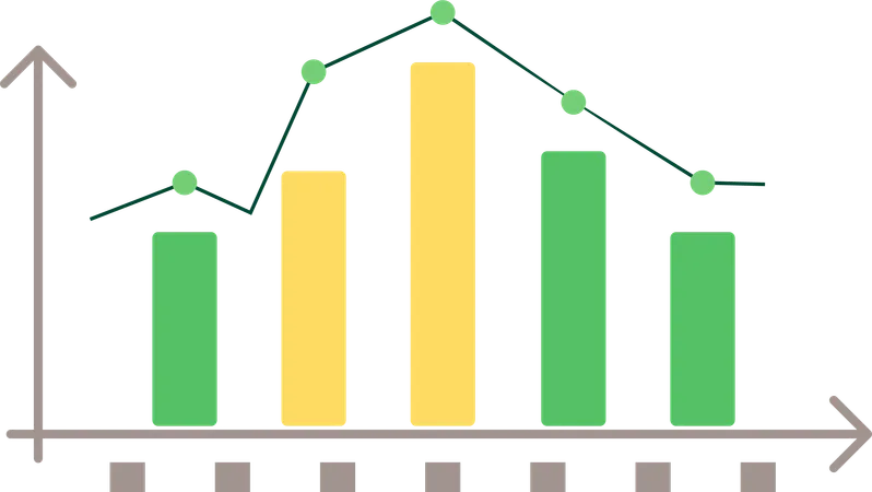 Gráfico de dados  Ilustração