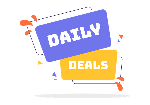 Daily Deals of  Day  Illustration