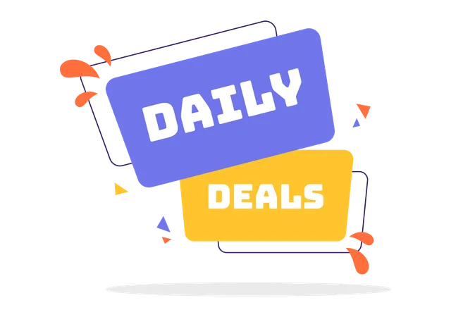 Daily Deals of  Day  Illustration