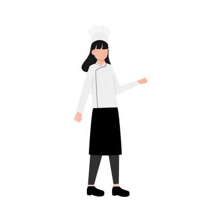 Dame chef  Illustration