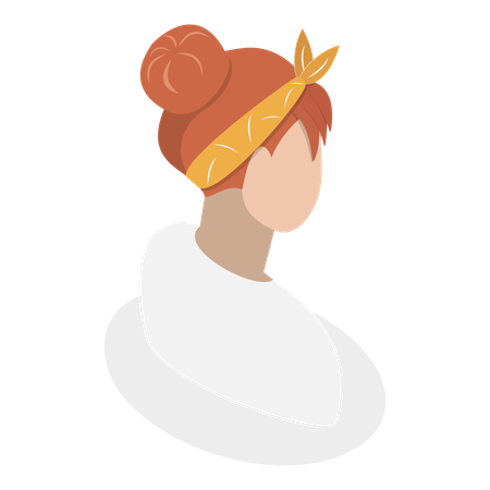 Frisuren für Damen  Illustration