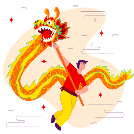 Dança do Dragão  Ilustração