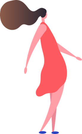 Dancing At Club  Illustration