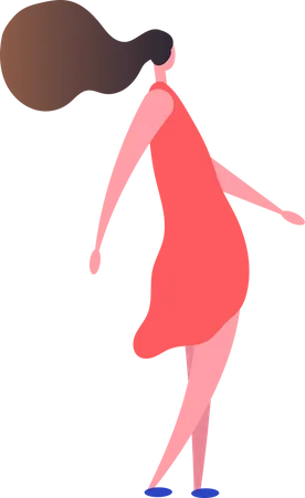Dancing At Club  Illustration
